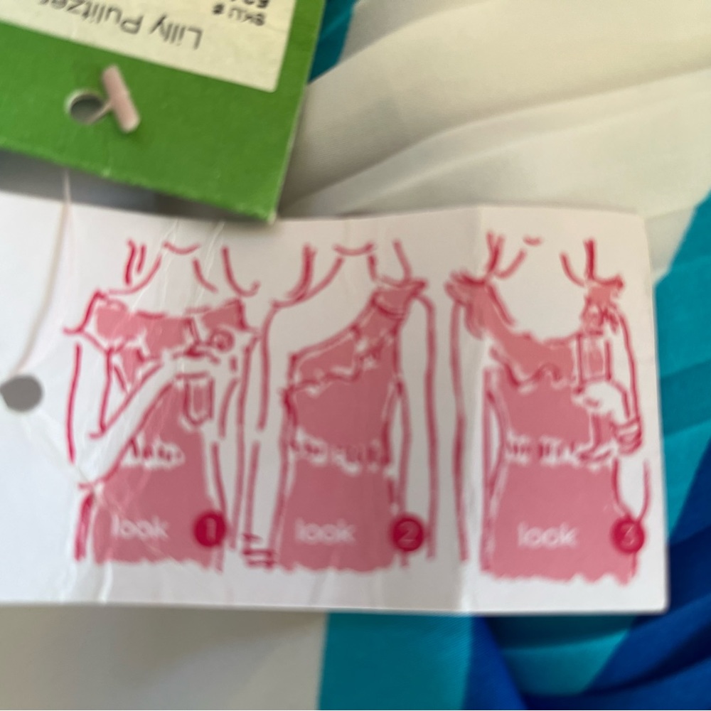 NWT Lilly Pulitzer On/off/one shoulder Crowley dress Sail Stripe Large - Picture 5 of 6